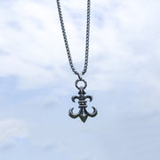 New Hip-Hop Accessories Sweater Chain Military Titanium Steel Necklace Men's Jewelry - Memoriex