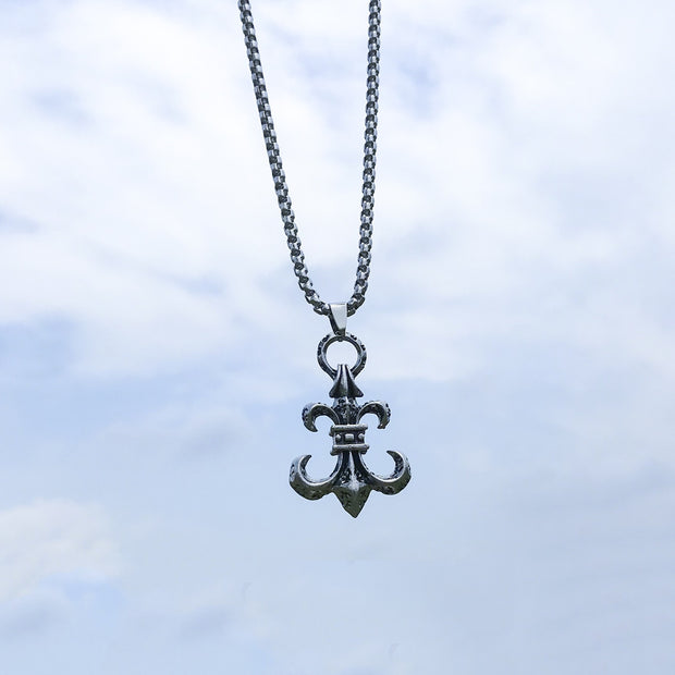 New Hip-Hop Accessories Sweater Chain Military Titanium Steel Necklace Men's Jewelry - Memoriex