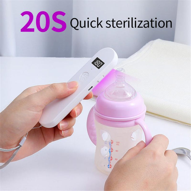 Portable UV Sterilizer X5 Ultraviolet Screen Germicidal Lamp Home Handheld UV Lights UVC Sterilizer Travel Personal - Memoriex