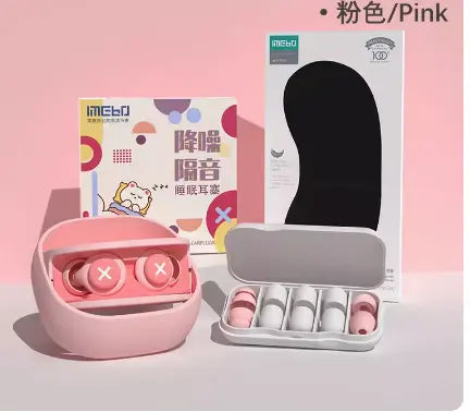 Earbuds for noise reduction and snoring prevention for students majoring in sleep. Non disruptive and ultra quiet earplugs for work - Memoriex 