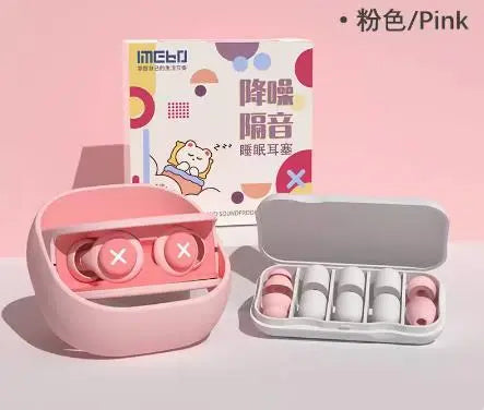 Earbuds for noise reduction and snoring prevention for students majoring in sleep. Non disruptive and ultra quiet earplugs for work - Memoriex 