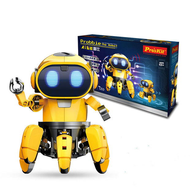Educational Science Toys Ai Intelligent Robot Baobi Children's Building Blocks Splicing - Memoriex 