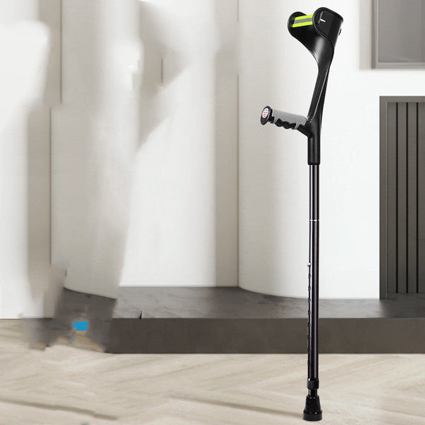 Elbow Crutch Arm Foldable Crutch Fracture Thickened Aluminum Alloy Medical Crutch Crutches Walking Aid - Memoriex 