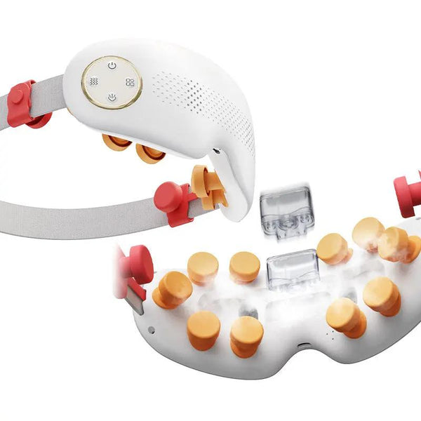 Electric Eye Steam Massager Nano Steam Eye Mask Hot Compress Glasses Steamer Bluetooth Relief Dry Eye Fatigue Dark Circles Tired - Memoriex 