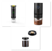 Electric Grinder Coffee Travel Handy 3 In1 Espresso Portable Coffee Espresso Maker Machine Cafe - Memoriex 
