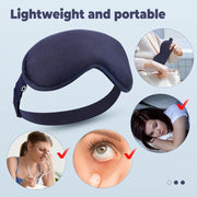 Electric Vibration Eye Massager Heated Eye Mask Wireless Relieve Eye Strain Dark Circles Dry Eye Fatigue Relief Sleeping Mask - Memoriex 