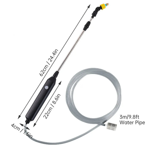 Electric Watering Can Watering Flowers Electric Spray Gun Gardening Water Gun - Memoriex 