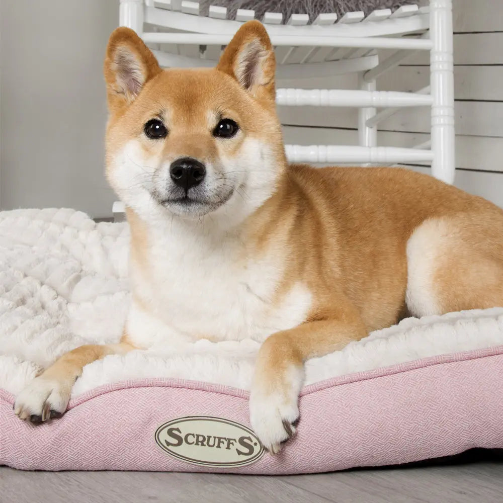 Ellen Dog Mattress (in Tan, Pink or Grey) by Scruffs - Memoriex