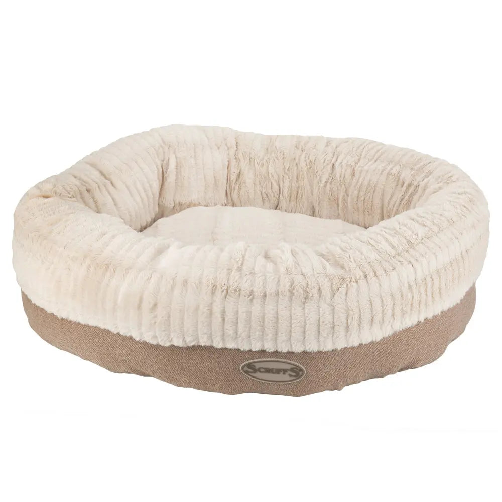 Ellen Donut Dog Bed (in Tan, Pink or Grey) by Scruffs - Memoriex