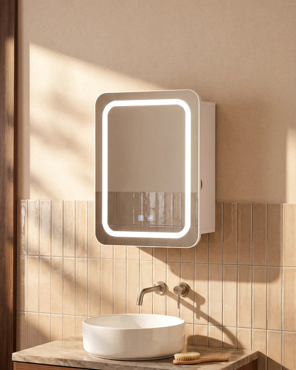 Elora LED Mirror Cabinet with Anti-Fog [45 × 60 cm]-0