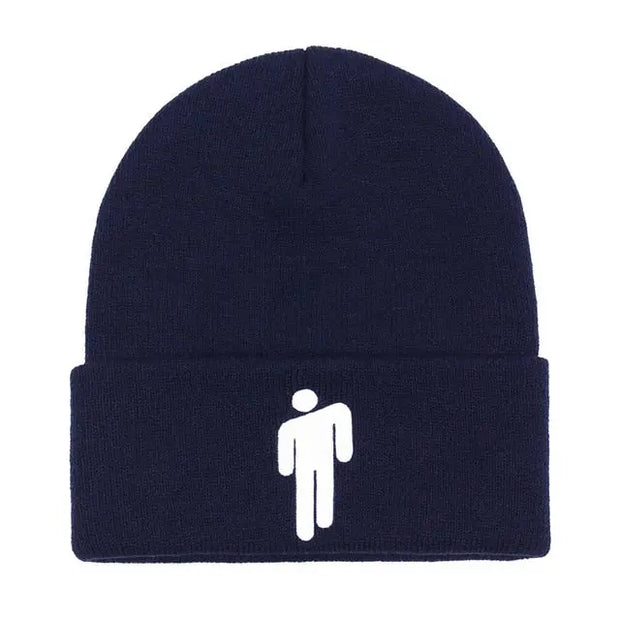 Embroidery Billie Eilish Beanie Hat Women Men Knitted Warm Winter Hats For Women Men Solid Hip-hop Casual Cuffed Beanies Bonnet - Memoriex 