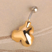 Enamel Pearl Beads Flowers Piercing Navel Belly Button Rings Body Piercing Violetta Gothic Accessorries - Memoriex 