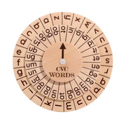 English spelling game natural phonics spinning wheel vowel recognition Montessori early education toys - Memoriex 