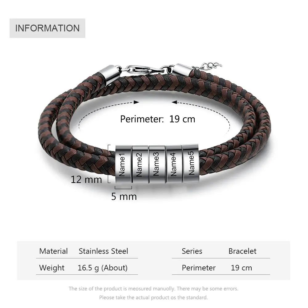 Engraving Stainless Steel Bracelet-7