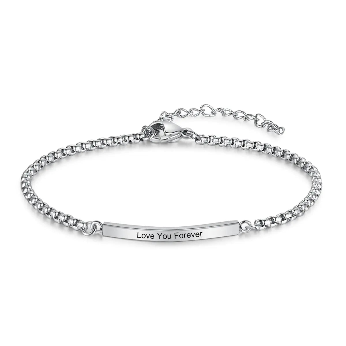 Engraving Stainless Steel Bracelet - Memoriex