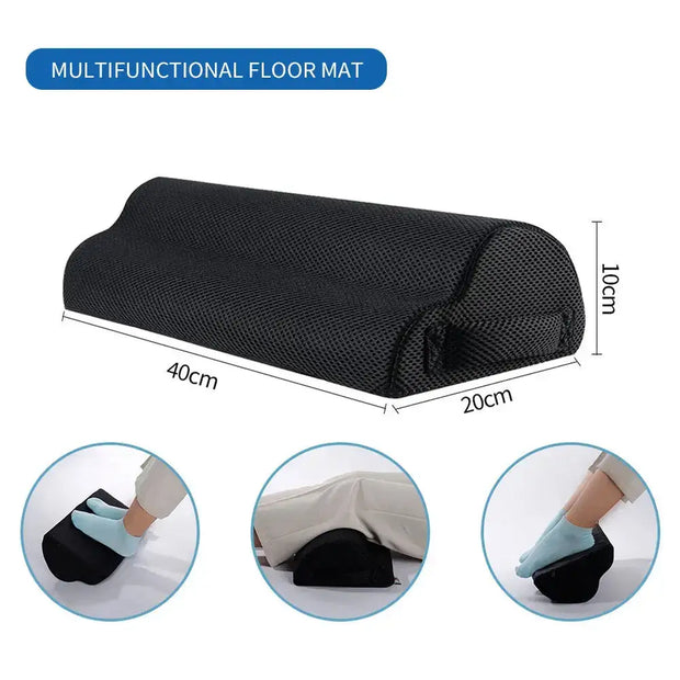 Ergonomic Feet Cushion Support Foot Rest Under Desk Feet Stool Pillow for Home Computer Work Chair Travel Footrest Massage - Memoriex 