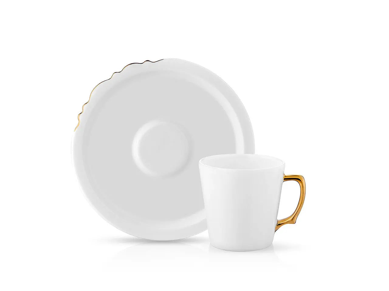 Eser-i Istanbul Tea Cup and Saucer - Gold - 230 cc-0