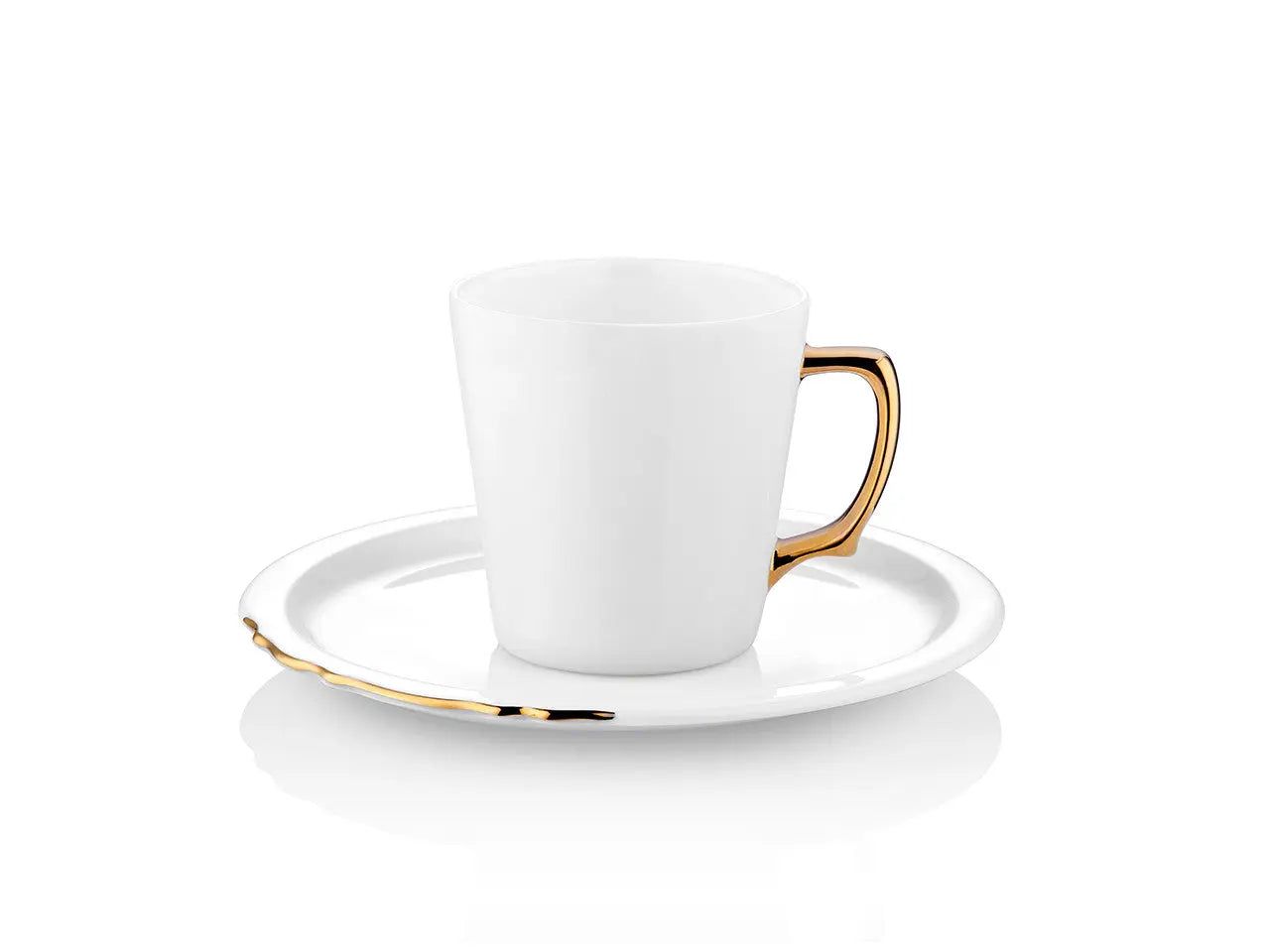 Eser-i Istanbul Tea Cup and Saucer - Gold - 230 cc-1