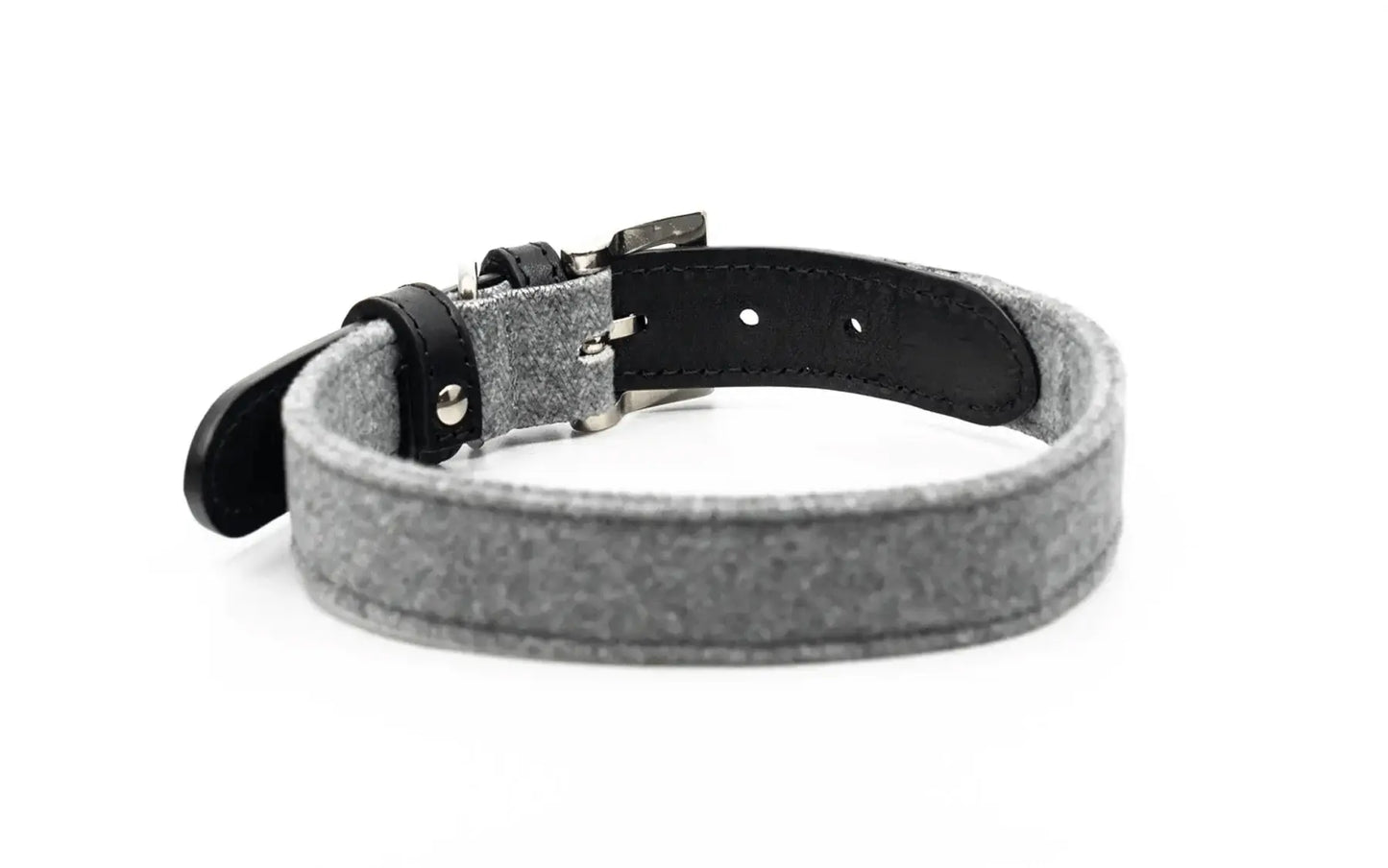 “Eton” Fabric & Leather Dog Collar – by Ralph & Co - Memoriex