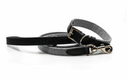 “Eton” Fabric & Leather Dog Lead – by Ralph & Co - Memoriex 