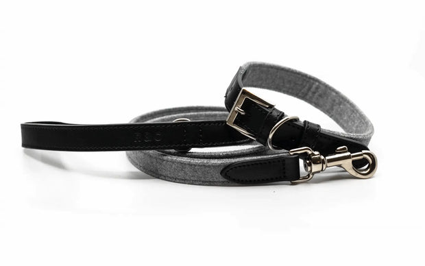“Eton” Fabric & Leather Dog Lead – by Ralph & Co - Memoriex 