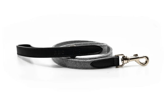 “Eton” Fabric & Leather Dog Lead – by Ralph & Co - Memoriex