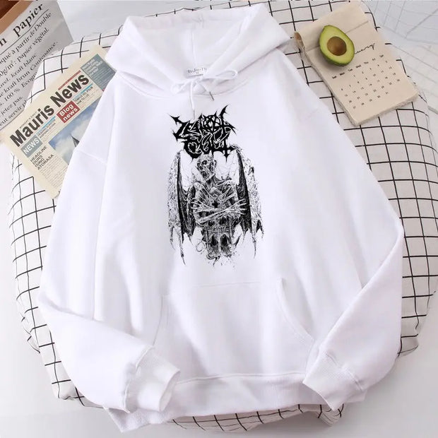 European and American Dark Style Sweatshirt for Men and Women Hoodie for Gothic Lovers Hip-Hop Men and Women's Sweater - Memoriex 