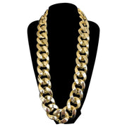 European and American hip-hop exaggerated big gold chain - Memoriex 