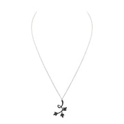 Evelyn Floral Pendant Necklace - Memoriex 