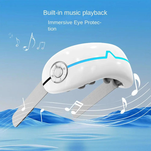Eye Care Instrument Humidifying Steam Moisturizing Eye Massager Eye Mask Heat Vibration Children's Eye Massager - Memoriex 