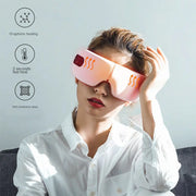 Eye massager airbag vibration intelligent AI voice hot compress eye protection device - Memoriex 