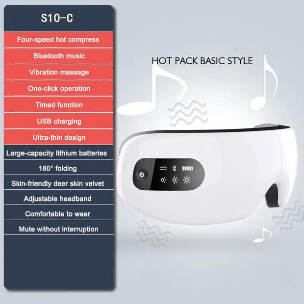 Eye massager steam atomization moisturizing eye hot compress eye mask - Memoriex 