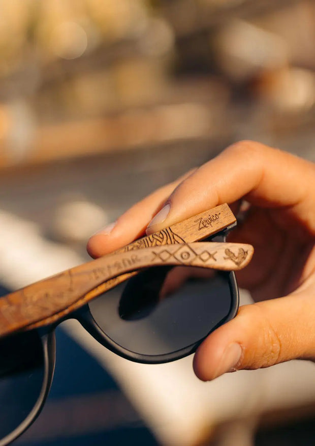 Eyewood | Engraved wooden sunglasses - Vikings-3