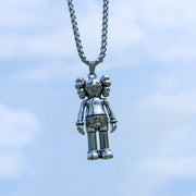 New Hip-Hop Accessories Sweater Chain Military Titanium Steel Necklace Men's Jewelry - Memoriex