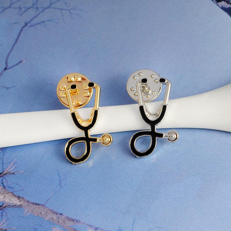 Stethoscope Brooch Pins Nurse Jewelry - Memoriex 