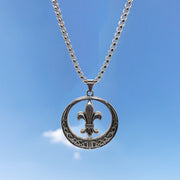 New Hip-Hop Accessories Sweater Chain Military Titanium Steel Necklace Men's Jewelry - Memoriex