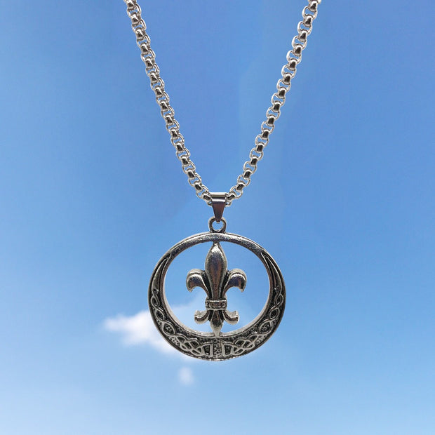 New Hip-Hop Accessories Sweater Chain Military Titanium Steel Necklace Men's Jewelry - Memoriex