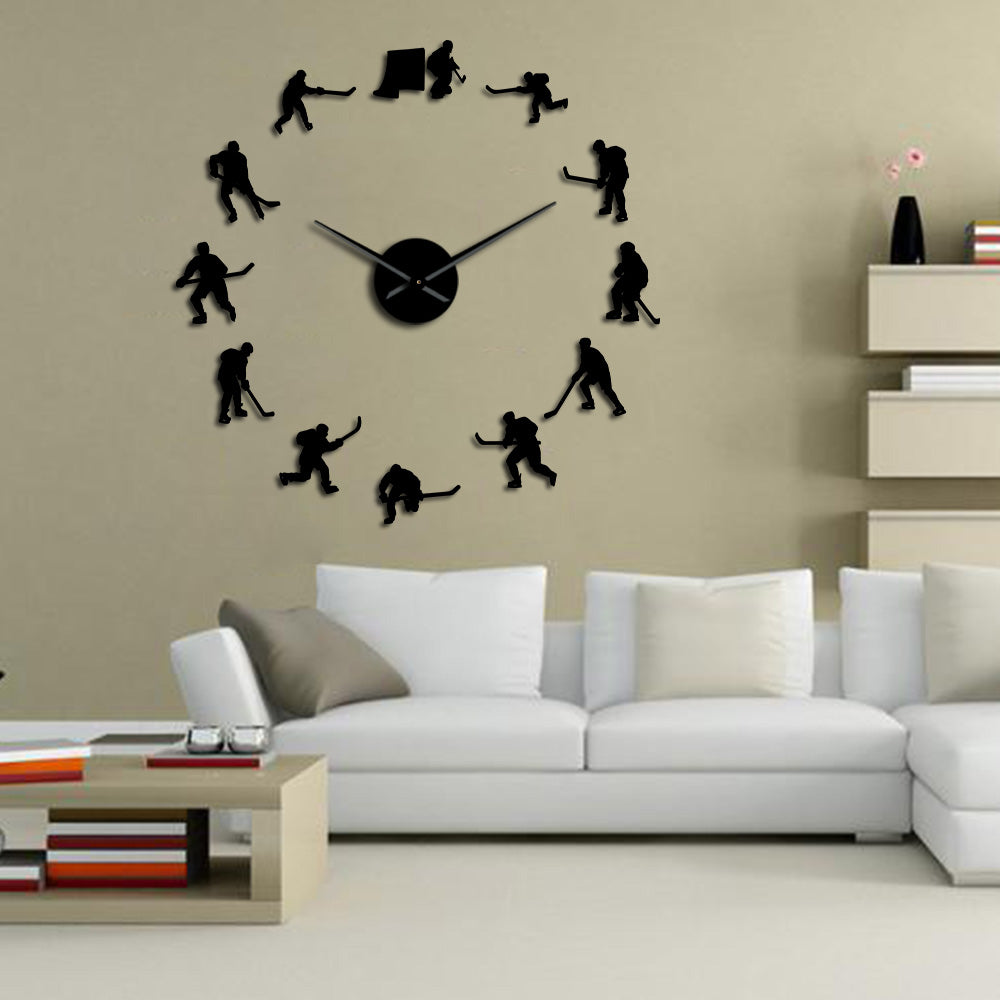 Frameless DIY Wall Clock 3D Mirror Wall Sticker - Memoriex