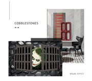 3D visual clown floor mat, funny entrance floor mat, illusion vortex floor mat - Memoriex