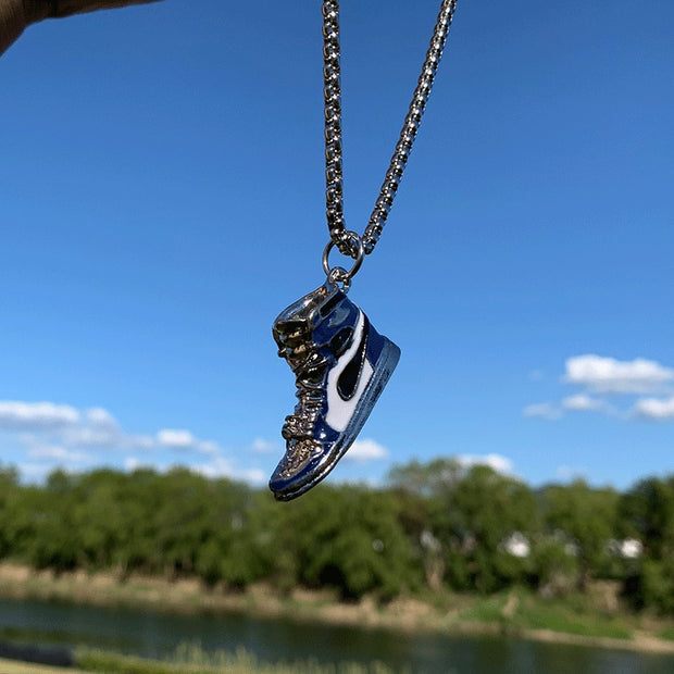 New Hip-Hop Accessories Sweater Chain Military Titanium Steel Necklace Men's Jewelry - Memoriex