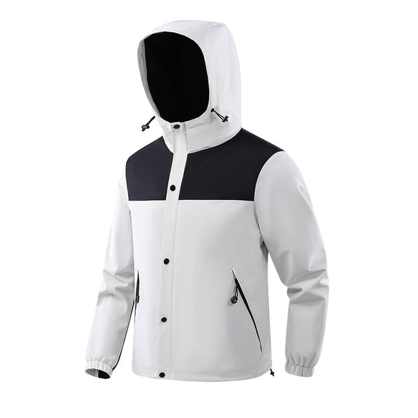 Unisex Plus-Size Waterproof Hiking Jacket
