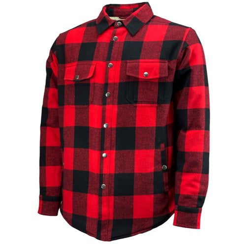 Mens Flannel Fleece Lined Shirt - FBH1826-3