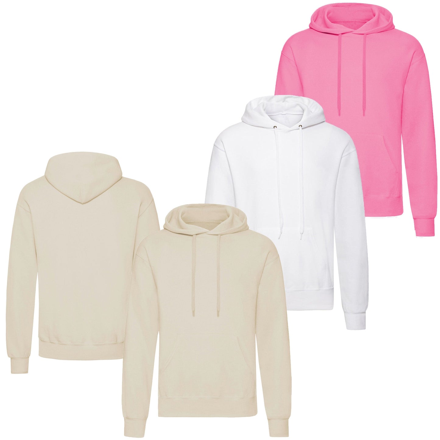 Adults FBH23010 Plain Hoodie-0