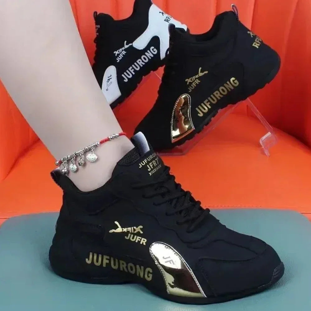 Shoes for Women Summer New Breathable Ladies Lace Up Sports Platform Sneakers Women Walking Designer Shoes Zapatos De Mujer - Memoriex 