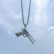 New Hip-Hop Accessories Sweater Chain Military Titanium Steel Necklace Men's Jewelry - Memoriex