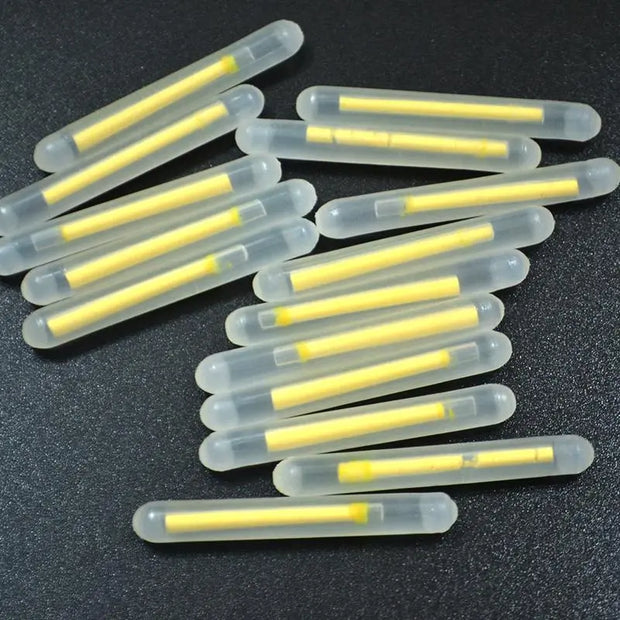 FISH KING 150pcs/lot Fishing Luminous Float 4.5*39mm Glowing Fluorescent Light Stick Night  Float For Carp - Memoriex 