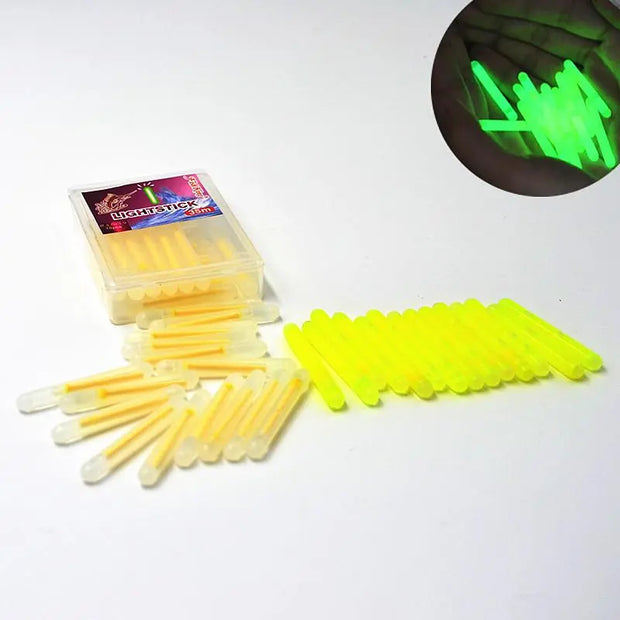 FISH KING 150pcs/lot Fishing Luminous Float 4.5*39mm Glowing Fluorescent Light Stick Night  Float For Carp - Memoriex 