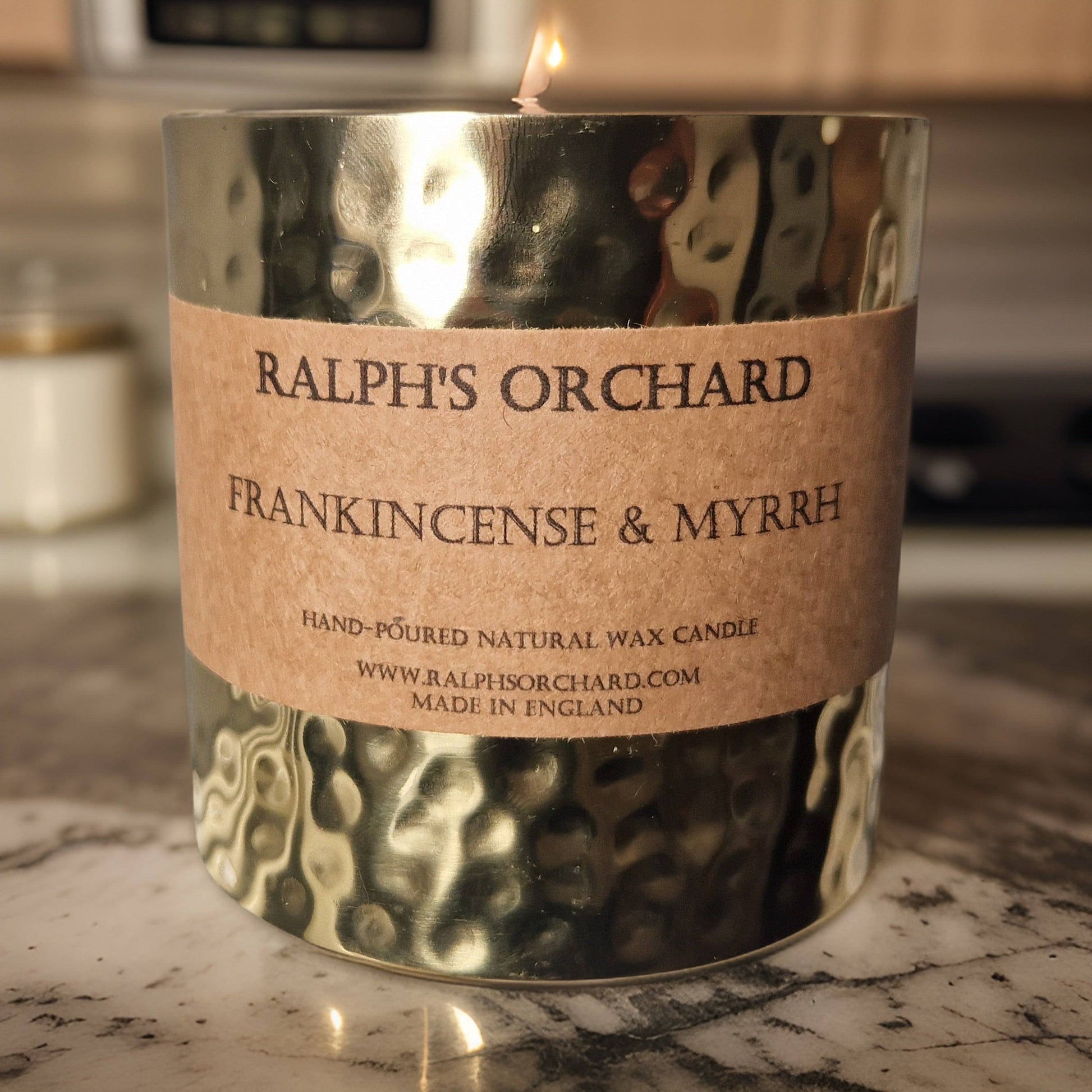 Frankincense & Myrrh Scented Candle-4