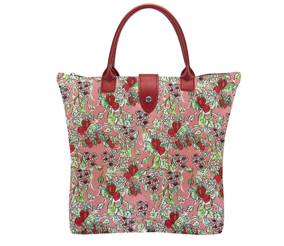 Wild Strawberry by Claire Louise Designs - Folding Bag-0