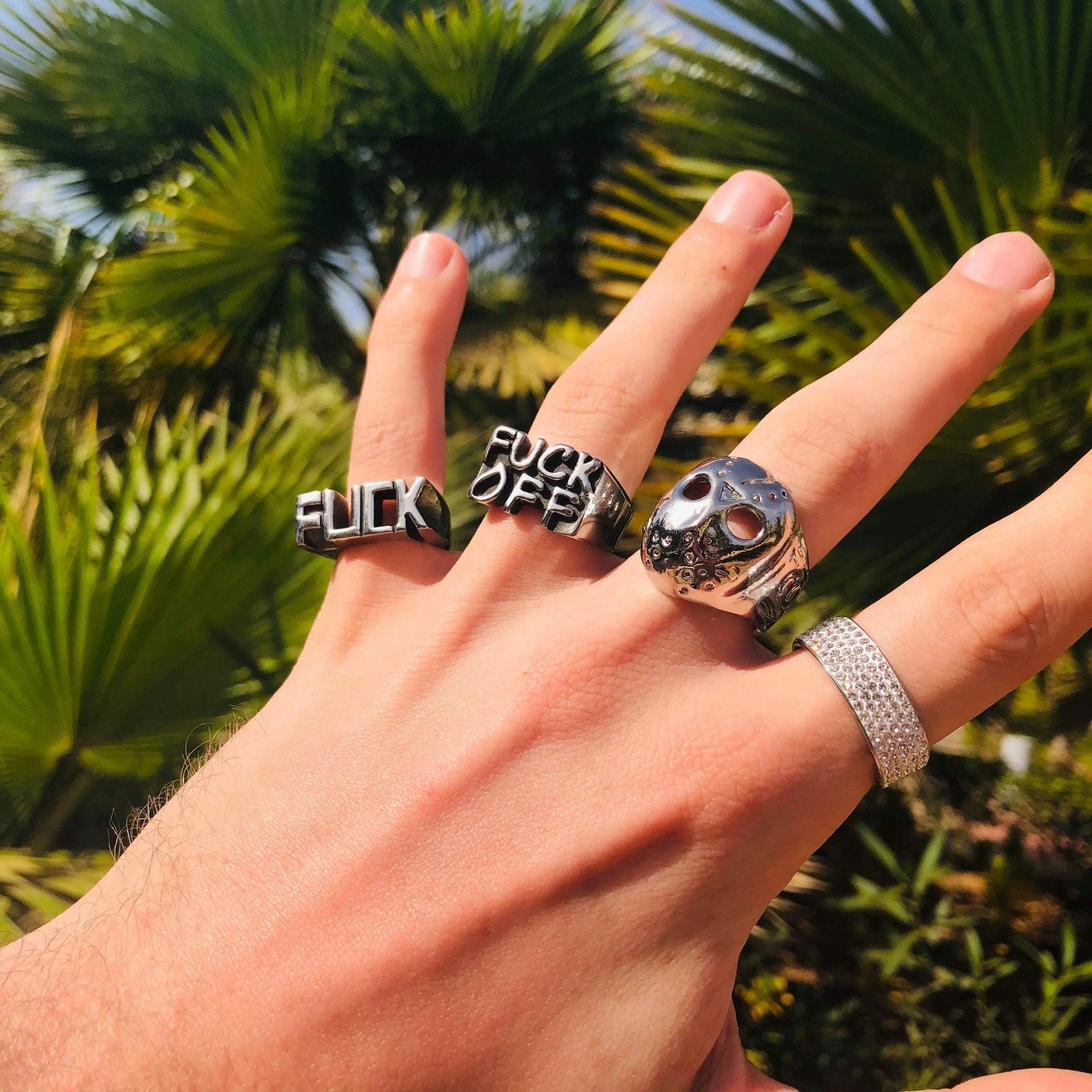 FUCK Stainless Steel Ring-3